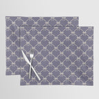 Bows & Ribbons Pattern XXXIII Neutral Lavender Purple Placemat Gallery Image 1