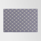 Bows & Ribbons Pattern XXXIII Neutral Lavender Purple Rug Gallery Image 2