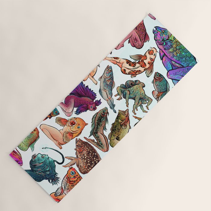 Reverse Mermaids Yoga Mat Gallery Image 1