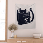 World Domination For Cats Wall Tapestry Gallery Image 2