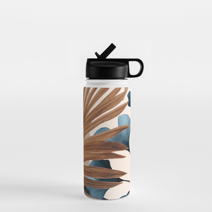 Abstract Tropical Art 18 Water Bottle Gallery Image 1