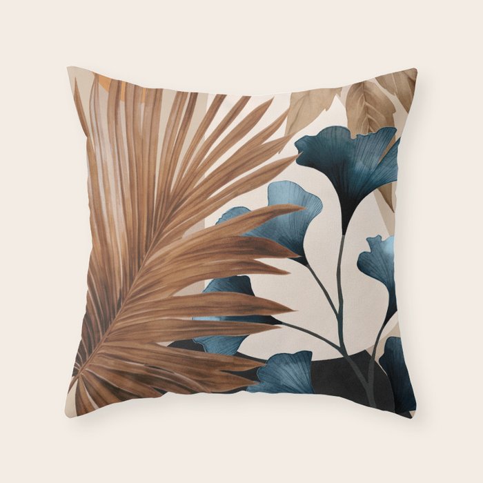 Abstract Tropical Art 18 Throw Pillow Gallery Image 6