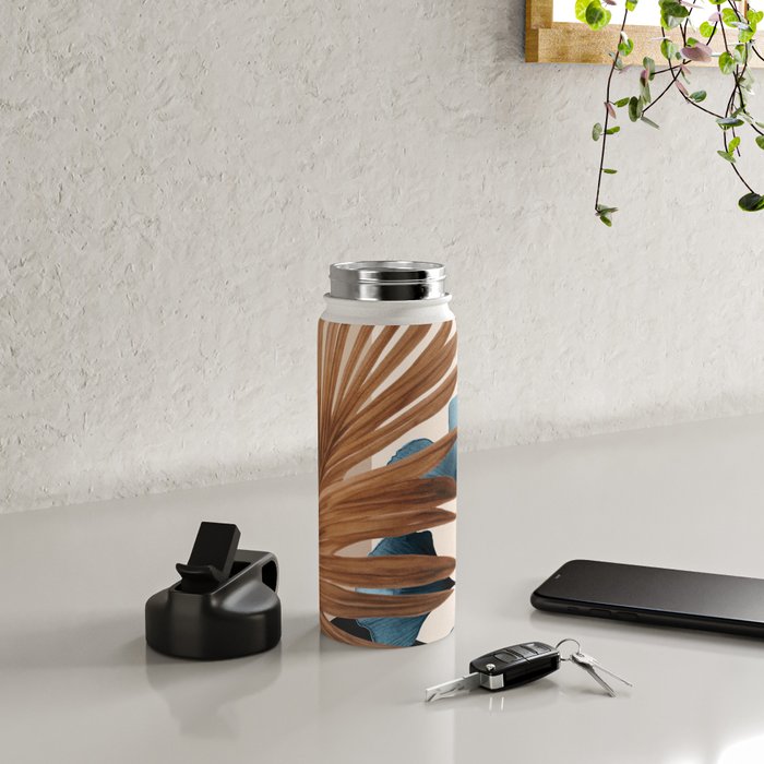 Abstract Tropical Art 18 Water Bottle Gallery Image 4