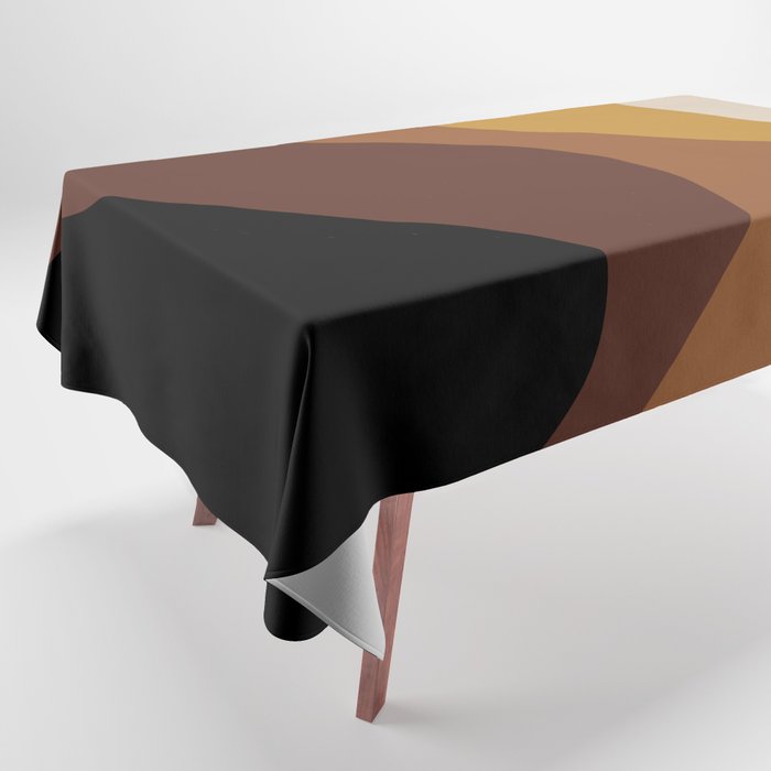 Abstract Color Waves XXVII Tablecloth Gallery Image 1