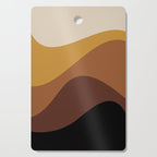 Abstract Color Waves XXVII Cutting Board Gallery Image 1