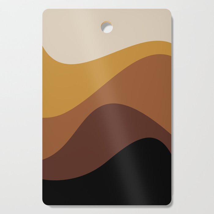 Abstract Color Waves XXVII Cutting Board Gallery Image 1