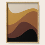 Abstract Color Waves XXVII Serving Tray Gallery Image 1