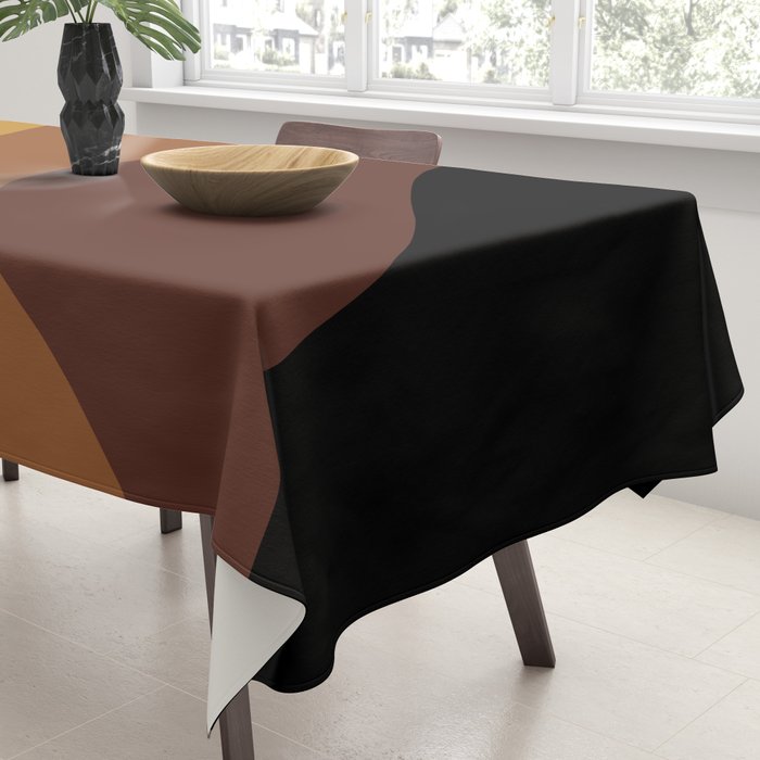 Abstract Color Waves XXVII Tablecloth Gallery Image 3
