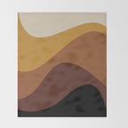 Abstract Color Waves XXVII Throw Blanket Gallery Image 2
