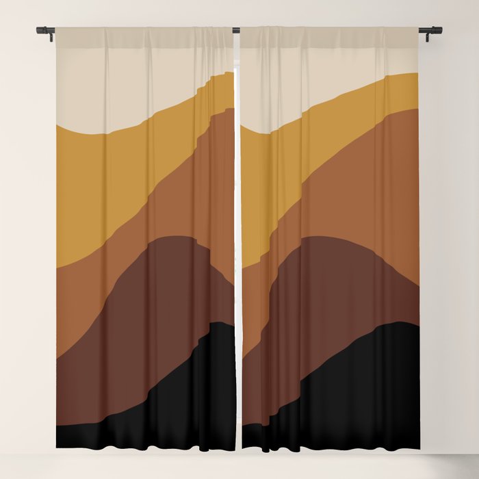 Abstract Color Waves XXVII Window Curtain Gallery Image 5