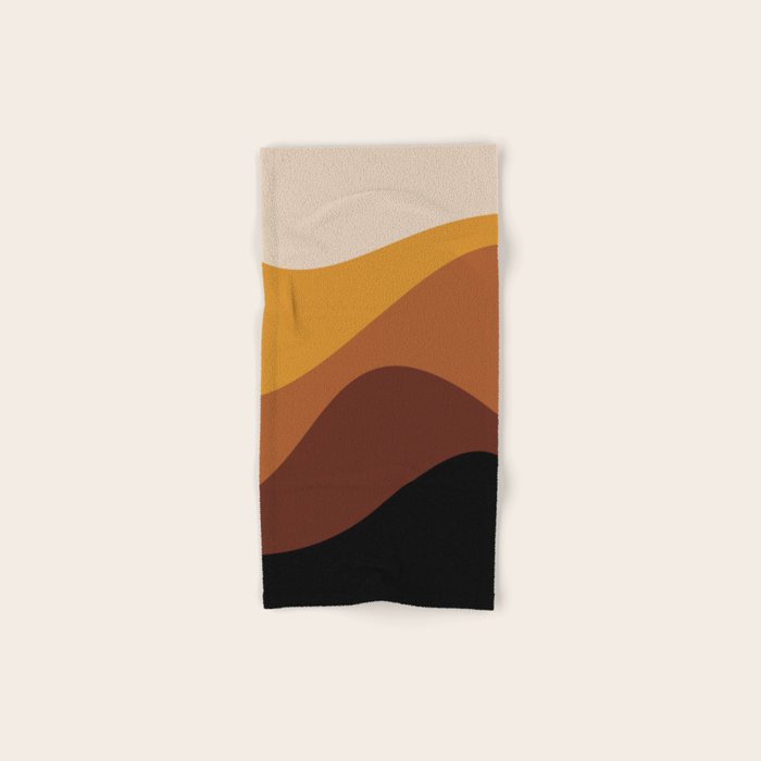 Abstract Color Waves XXVII Bath Towel Gallery Image 1