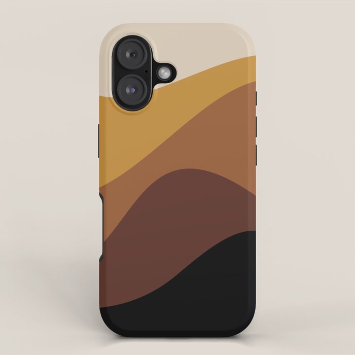 Abstract Color Waves XXVII iPhone Case Gallery Image 1