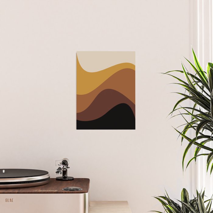 Abstract Color Waves XXVII Poster Gallery Image 2