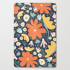 Orange flowers Cutting Board Gallery Image 1