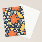 Orange flowers Stationery Card Gallery Image 2