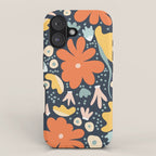 Orange flowers iPhone Case Gallery Image 1