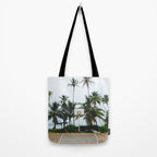 Basketball on Isla Bastimento, Bocas del Toro, Panama Tote Bag Gallery Image 2