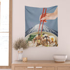Fuji, Sumo, Ramen // Japan Love Wall Tapestry Gallery Image 2