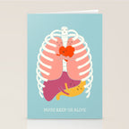 Hugs keep us alive Stationery Card Gallery Image 2