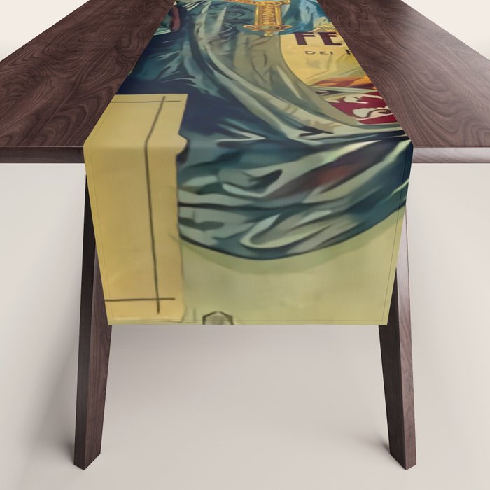 1910 Fernet Branca Liqueur Aperitif Advertisement Table Runner Gallery Image 1