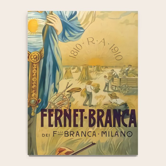 1910 Fernet Branca Liqueur Aperitif Advertisement Notebook Gallery Image 4