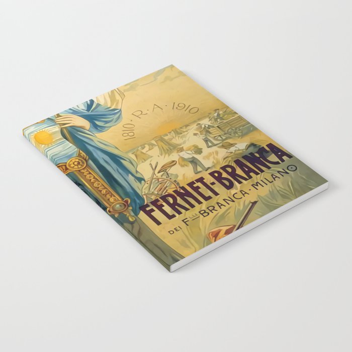 1910 Fernet Branca Liqueur Aperitif Advertisement Notebook Gallery Image 2