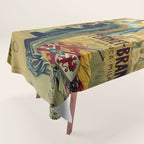 1910 Fernet Branca Liqueur Aperitif Advertisement Tablecloth Gallery Image 1