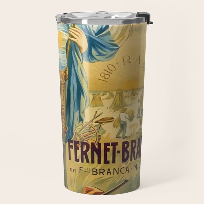 1910 Fernet Branca Liqueur Aperitif Advertisement Travel Mug Gallery Image 2