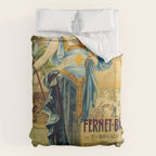 1910 Fernet Branca Liqueur Aperitif Advertisement Duvet Cover Gallery Image 6