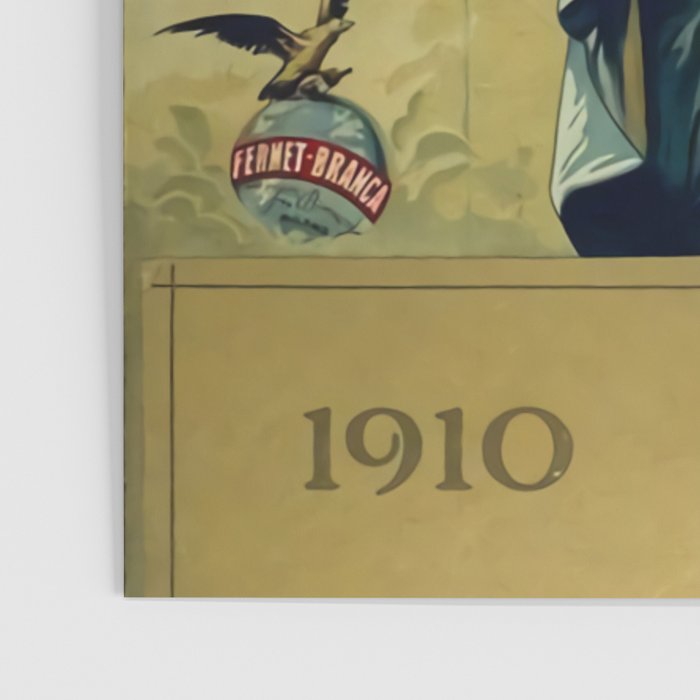 1910 Fernet Branca Liqueur Aperitif Advertisement Poster Gallery Image 3