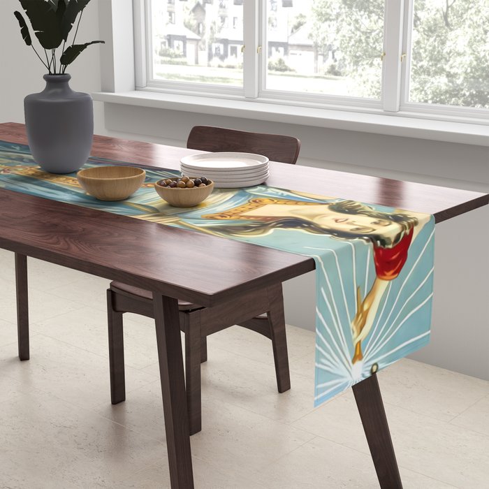 1910 Fernet Branca Liqueur Aperitif Advertisement Table Runner Gallery Image 2