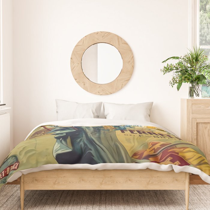 1910 Fernet Branca Liqueur Aperitif Advertisement Duvet Cover Gallery Image 3