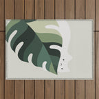 Cat and Plant 12C Outdoor Rug Gallery Image 1