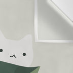 Cat and Plant 12C Wall Tapestry Gallery Image 3
