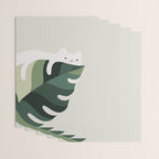 Cat and Plant 12C Wrapping Paper Gallery Image 3