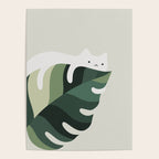 Cat and Plant 12C Poster Gallery Image 4