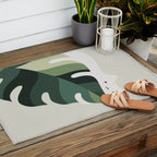 Cat and Plant 12C Outdoor Rug Gallery Image 2
