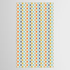 Retro Circles Mid Century Modern Background Tablecloth Gallery Image 2