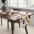 Sushi Pug Table Runner Gallery Image 2