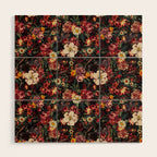 Autumn Winter Flowers II Wood Wall Art Gallery Image 1