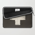 Ski Patrol Sign Cross X Vintage Laptop Sleeve Gallery Image 2