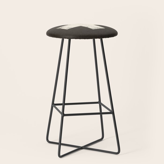Ski Patrol Sign Cross X Vintage Stool Gallery Image 1