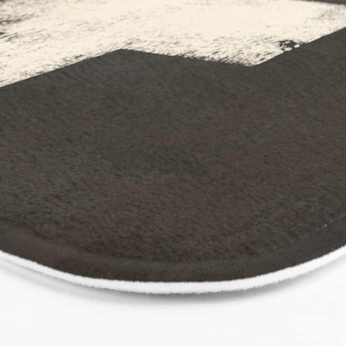 Ski Patrol Sign Cross X Vintage Bath Mat Gallery Image 3