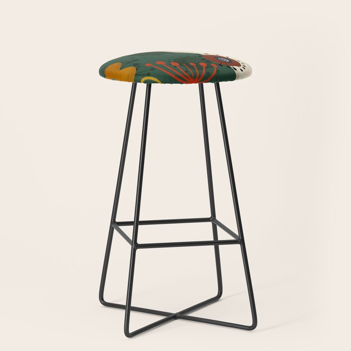 mid century garden summer relax Stool Gallery Image 1