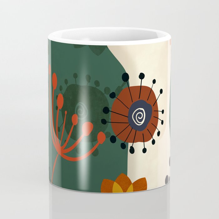 mid century garden summer relax Coffee Mug Gallery Image 4