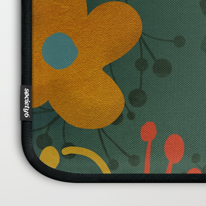 mid century garden summer relax Laptop Sleeve Gallery Image 3