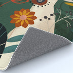 mid century garden summer relax Rug Gallery Image 4