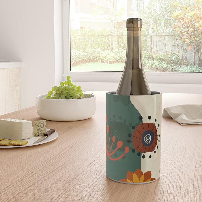 mid century garden summer relax Wine Chiller Gallery Image 4