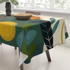 mid century garden summer relax Tablecloth Gallery Image 3