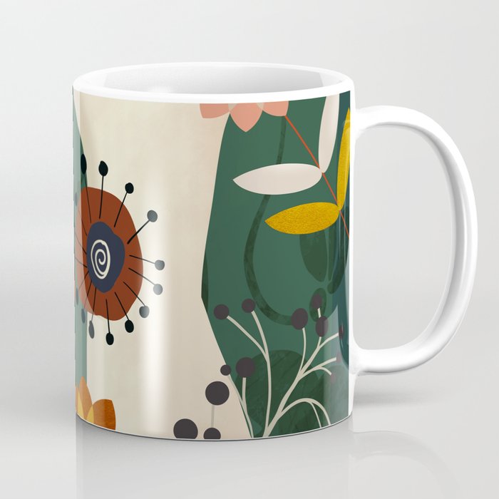 mid century garden summer relax Coffee Mug Gallery Image 1